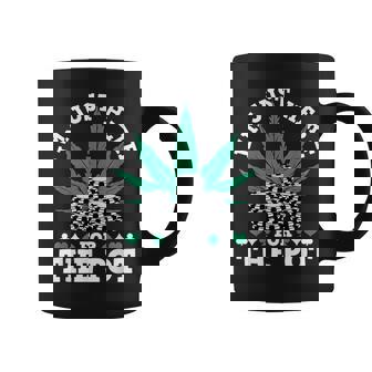 I Love Poker Texas Holdem Co Weed Poker Chips I'm Just Here For The Pot Marijuana Poker Graphic Print Coffee Mug - Monsterry