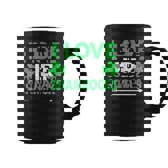 I Love Her Shamrocks St Patricks Day Couples Outfits Coffee Mug - Thegiftio UK
