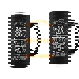 I Love Smell Of Diesel In The Morning Garage Top Racing Car Graphic Print Coffee Mug - Monsterry