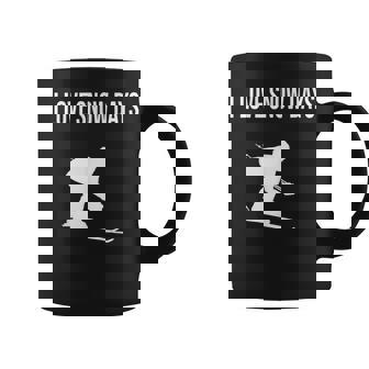 I LOVE SNOW DAYS FUNNY CROSS COUNTRY SKIING SKIER Graphic Print Coffee Mug - Monsterry