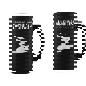 I LOVE SNOW DAYS FUNNY SNOWBOARDING WAIST GRAB Tank Top Graphic Print Coffee Mug - Monsterry