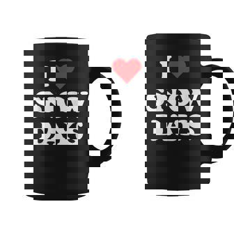 I Love Snow Days Happy Holidays T-Shirt Graphic Print Coffee Mug - Monsterry