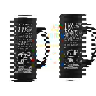 I Love Someone With Autism To The Moon And Back T-Shirt Graphic Print Coffee Mug - Monsterry