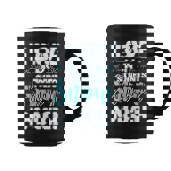I Love My Students Snow Much Christmas For Teachers Graphic Print Coffee Mug - Monsterry