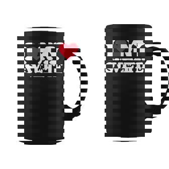 I Love My SWEETIE I Heart My SWEETIE Term Of Endearment Graphic Print Coffee Mug - Monsterry