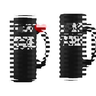 I Love My Tor Amo Mi Tor Taza de café - Regaloses