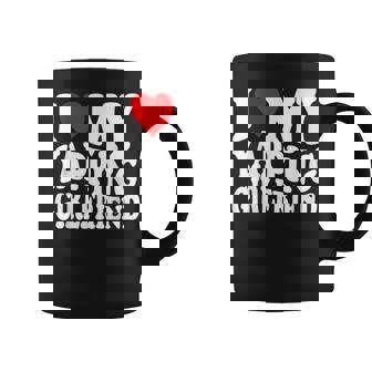 I Love My Yapping Girlfriend Taza de café - Regaloses