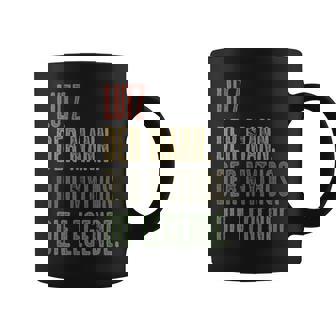 Lutz El Hombre Del Mito La Leyenda Nombre Gracioso Taza de café - Regaloses