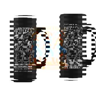 Where Them Fans At Boots On The Ground Western Dance Coffee Mug - Seseable