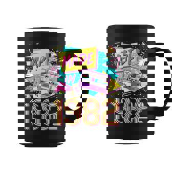Made In 1982 40 Years Old Retro Vintage 80s 40th Birthday Graphic Print Coffee Mug - Monsterry
