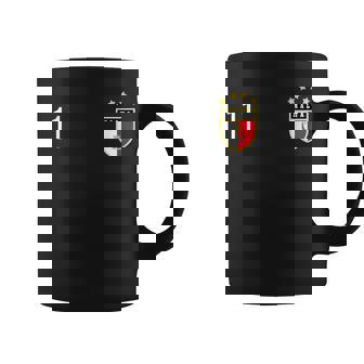 Malta Número 11 Deportes Jersey Fútbol Once Maltés Taza de café - Regaloses
