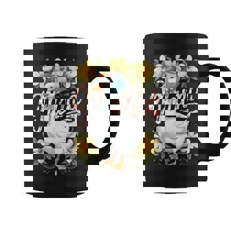 Mama Goose Retro Floral Vintage Silly Goose Mom Coffee Mug - Thegiftio UK