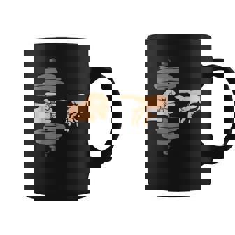 Mancuernas Adam Michelangelo Historia Del Arte Entrenamiento Gimnasio Taza de café - Regaloses
