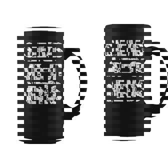 Mangas Son Para Nerds – Cut The Sleeves Off – Camisa Para Hombre Taza de café - Regaloses