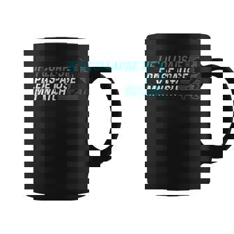 Marathon Running Runner If I Collapse Pause My Watch Graphic Print Coffee Mug - Monsterry