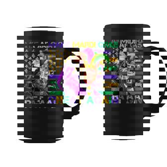 Make Mardi Gras Great Again Us American Flag Crawfish Parade Coffee Mug | Mazezy