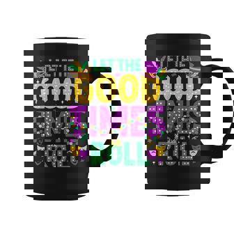 Mardi Gras Let The Good Times Roll Carnival Coffee Mug | Mazezy
