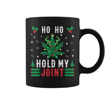 Marijuana Ho Ho Hold My Joint Ugly Christmas Jumper Tassen - Geschenkecke