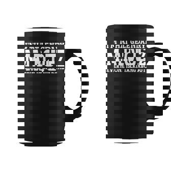 Marquez Nom De Famille Team Family Name Marquez Tasse - Cadeauxyz