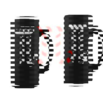 Math Teacher Christmas Idea Pi Joke Candy Cane Graphic Print Coffee Mug - Monsterry