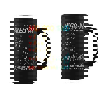 Maxwell Equations And God Said And There Was Light Graphic Print Coffee Mug - Monsterry