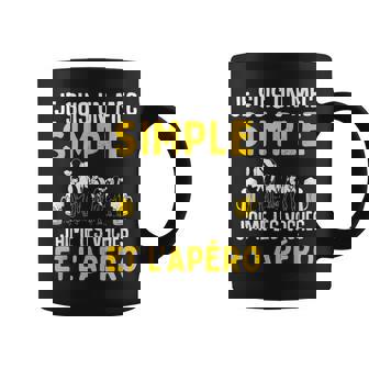 Mec Simple J' Aime Lesaches Et L' Apéro Humourache Tasse - Cadeauxyz
