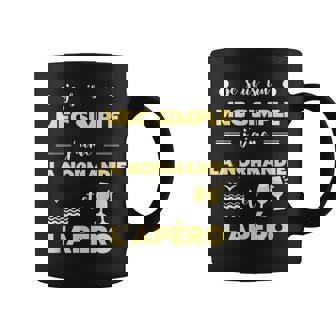 Mec Simple Normandie Apero Humour Normand Homme Drole Tasse - Cadeauxyz