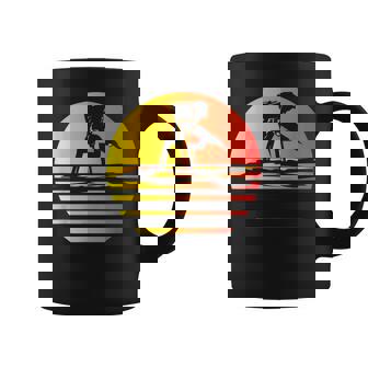 Mech Robot Synthwave Board Game Scythe Graphic Print Coffee Mug - Monsterry