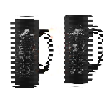 Mech Warrior Blueprint Shirt Super Tech Robot Tank Top Graphic Print Coffee Mug - Monsterry