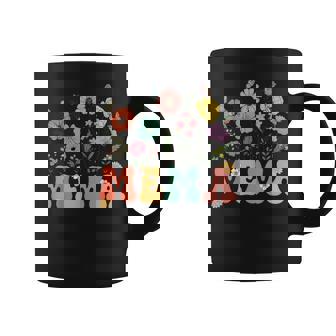 Mema For Grandma Wildflower Floral Women Coffee Mug | Seseable UK