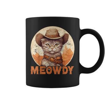 Meowdy Cat Meow Cowboy Hat Country Music Texas Tassen - Geschenkecke