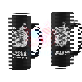 Meowica Cat Lunettes De Soleil Drapeau Américain 4 Juillet Tasse - Cadeauxyz