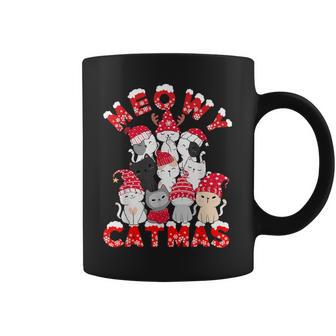 Meowy Catmas Santa Cats Reindeer Tree Christmas Tassen - Geschenkecke