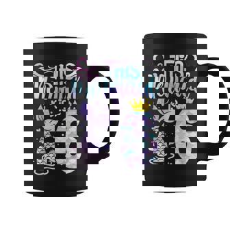 Mermaid 6Th Birthday 6 Year Old Girl Six Yrs Happy Bday Coffee Mug - Thegiftio