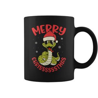 Merry Chrisssstmas Snake Cute Snake Christmas Tassen - Geschenkecke