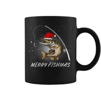 Merry Fishmas Fishing Zander Christmas Tassen - Geschenkecke