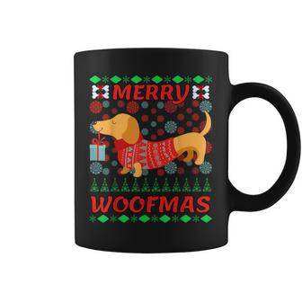 Merry Woofmas Dachshund Christmas Jumper Tassen - Geschenkecke