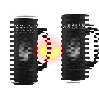 Messier 87 Hole In Polarized Light Graphic Print Coffee Mug - Monsterry