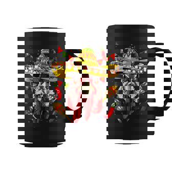 Mexico Cinco De Mayo Poulet Sombrero Mexicain Party Farmer Tasse - Cadeauxyz