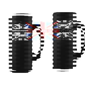 Mind The Gap Union Jack London Flag British Britain T-Shirt Graphic Print Coffee Mug - Monsterry