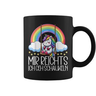 Mir Reichts Ich Geh Schaukeln Unicorn Partner Look Tassen - Geschenkecke