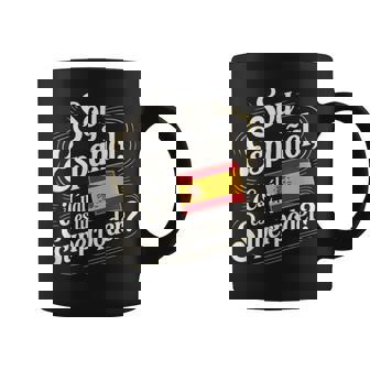 Moda Patriótica Española Soy Español Superpoder Taza de café - Regaloses