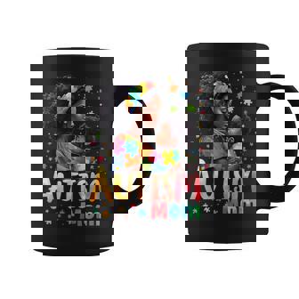 Mom Afro Autism Awareness Mama Black Autism Coffee Mug | Seseable UK