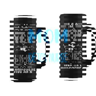 I Am A Mom And A Detox Nurse Nothing Scares Me Mother's Day Graphic Print Coffee Mug - Monsterry