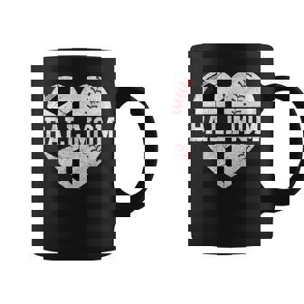 Mom Of Both Heart Soccer Baseball Sports Mom Mother's Day Coffee Mug - Thegiftio UK