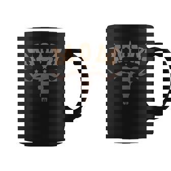 Mom Skull Highland Cow Boy Western Rodeo Family Matching Coffee Mug - Seseable