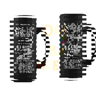 Mom Of The Wild And Three 3 Birthday Zoo Theme Safari Jungle Graphic Print Coffee Mug - Monsterry