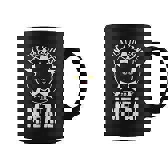 Mon Chat Écoute Du Métal' Gothic Rock Cat Tasse - Cadeauxyz