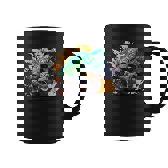 Monster Truck For Boys Toddler Vintage Sunset Monster Truck Graphic Print Coffee Mug - Monsterry