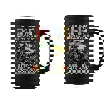 In My Monster Trucks Aunt Era Groovy Family Matching Coffee Mug - Thegiftio UK